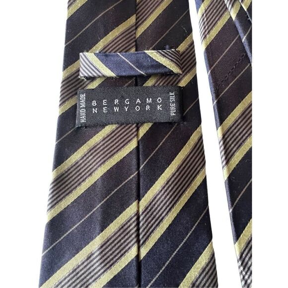 Bergamo New York repp silk tie - Picture 3 of 4